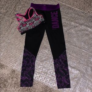 Justice Leggings (12) and Bra Top (10) Pre…